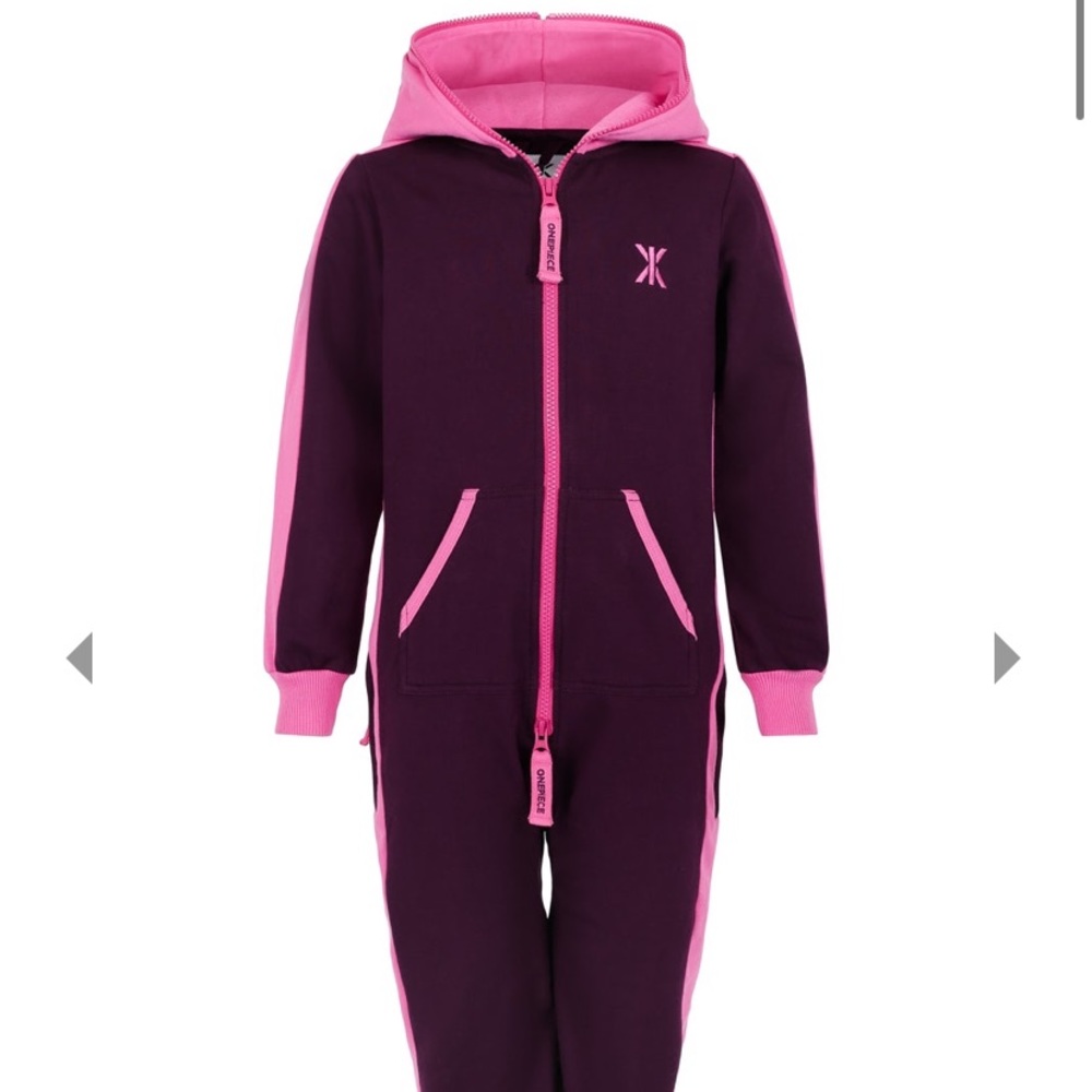 Squad Kids Burgundy Jumpsuit